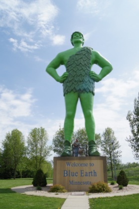 Green Giant Statue in Blue Earth, MN