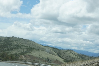 Driving through Montana
