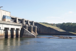 West Point Dam is a short drive from the campground