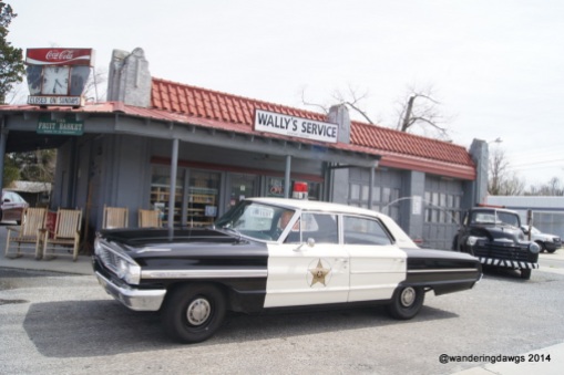 Wally's Service Station in Mount Airy, NC