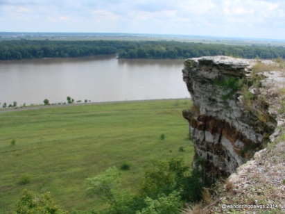 Lover's Leap on the Mississippi in Hannibal, Missouri