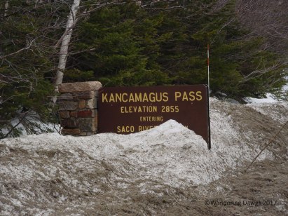 We took a scenic drive on the Kancamagus Highway
