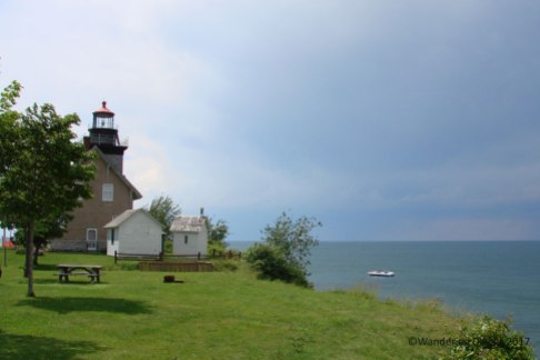 Thirty Mile Point Lighthouse overlooking Lake Ontario