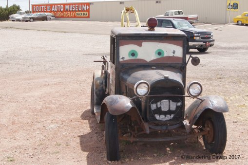 Mater from the movie "Cars" in Santa Rosa