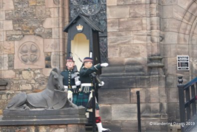 Changing of the guard at Edinburgh Castle