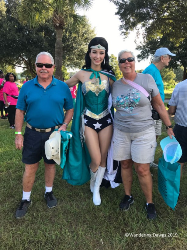 With Teal Wonder Woman